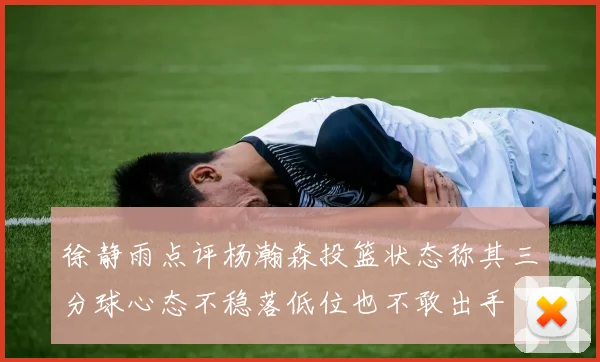 徐静雨点评杨瀚森投篮状态称其三分球心态不稳落低位也不敢出手